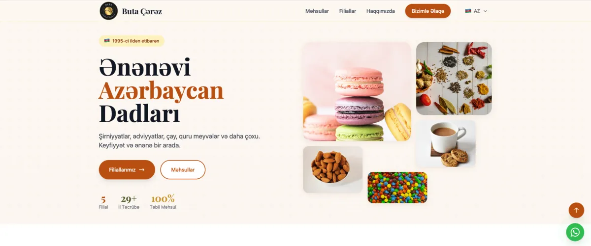 Buta Cərəz - Traditional Azerbaijani food and snacks